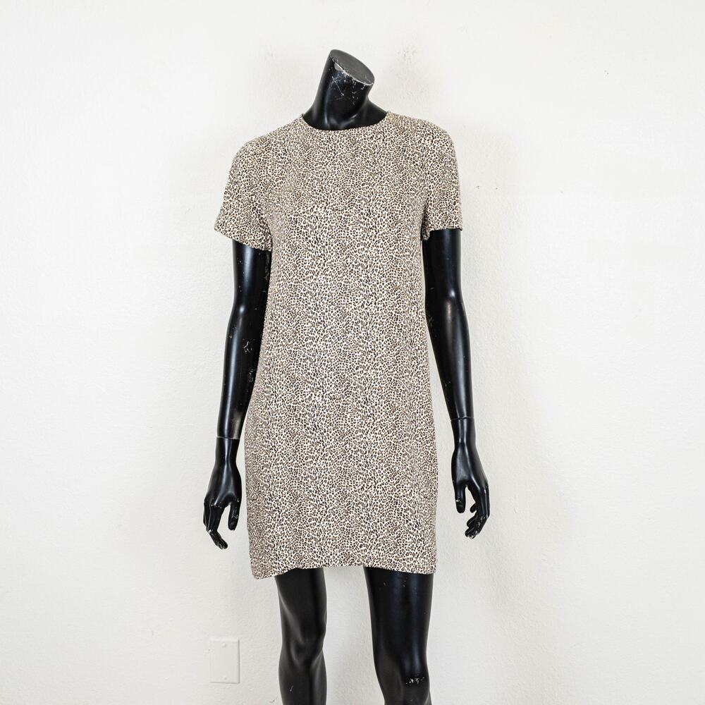 Jenni Kayne Leopard T-Shirt Dress Size XS $315 - Picture 2 of 14